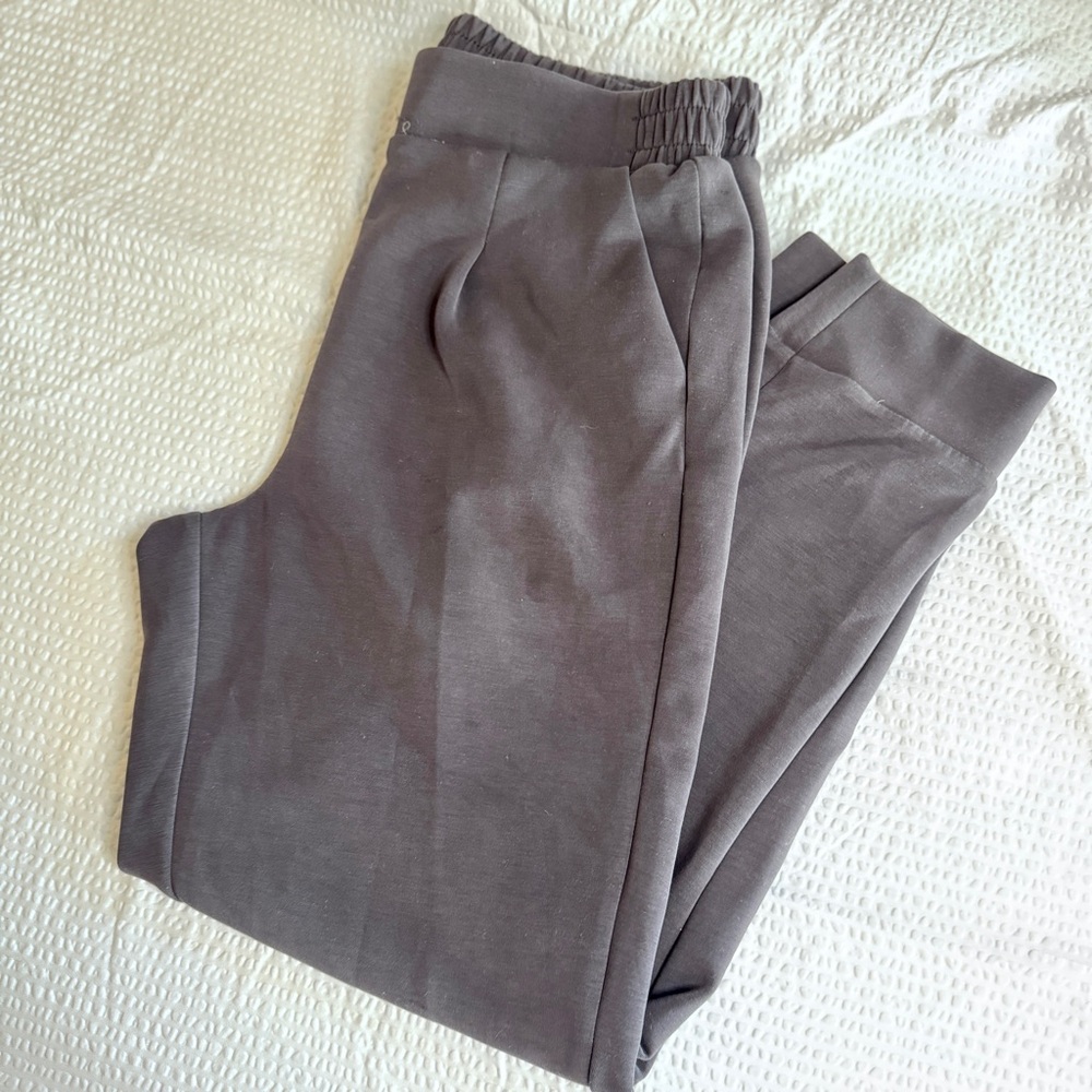 AVIA Luxe Athleisure Set S (4–6) Charcoal 1/4 Zip Pullover + Joggers - Picture 6 of 10